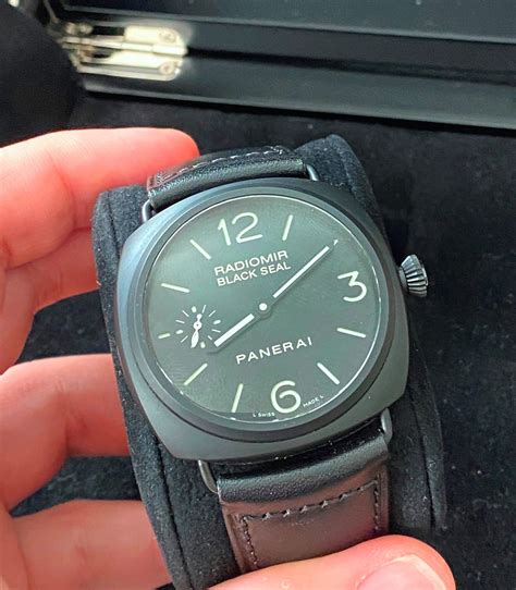 ceramic panerai black seal|radiomir Panerai price.